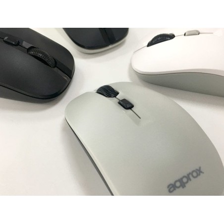 Mouse optico xm180 wireless white/grey approx