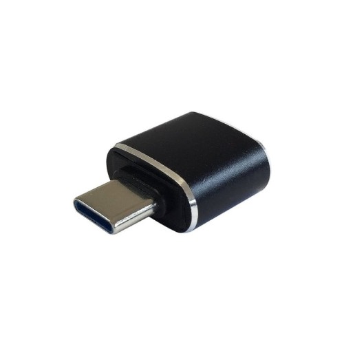 Aisens mini adaptador usb 3.1 gen2 10gbps 3a - tipo usb-c/m-a/h - negro