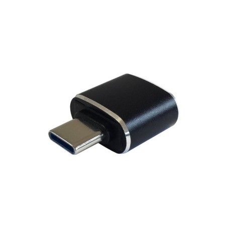 Aisens mini adaptador usb 3.1 gen2 10gbps 3a - tipo usb-c/m-a/h - negro