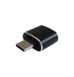 Aisens mini adaptador usb 3.1 gen2 10gbps 3a - tipo usb-c/m-a/h - negro