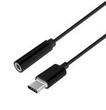 Aisens conversor usb-c a audio estilo apple - usb-c/m-jack 3.5/h - 15cm - negro