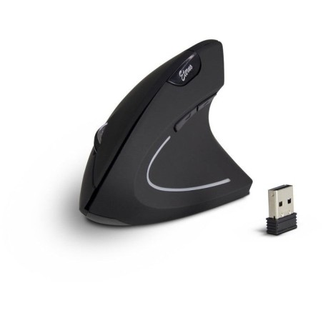 Inter-tech km-206r ratón rf inalámbrico óptico 1600 dpi ambidextro