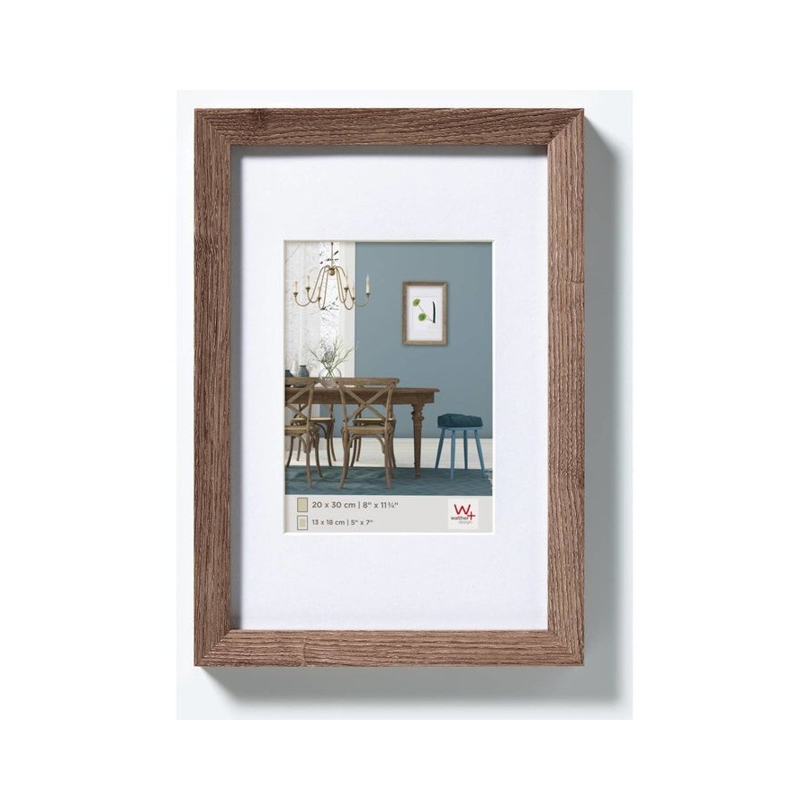 Nogal walther fiorito 30x40 madera incl. passepartout ef040n