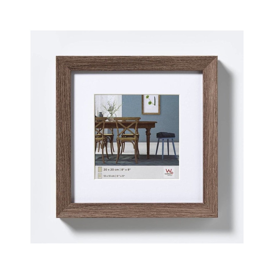 Nogal walther fiorito 30x30 madera incl. passepartout ef330n