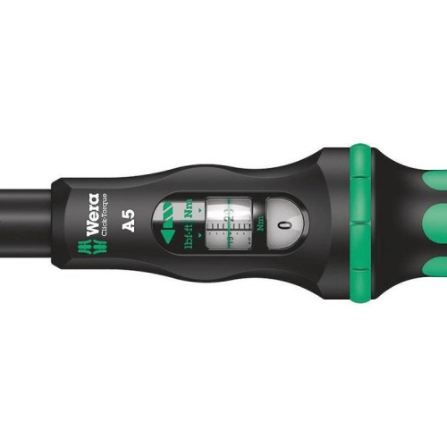 Llave dinamométrica wera con trinquete reversible click-torque a 5
