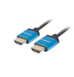 Cable hdmi lanberg ca-hdmi-22cu-0018-bk v2.0 conectores macho/macho 1.8m negro