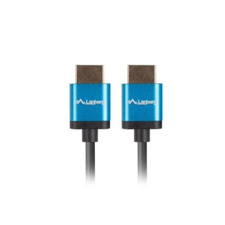 Cable hdmi lanberg ca-hdmi-22cu-0018-bk v2.0 conectores macho/macho 1.8m negro
