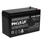 Batería phasak phb 1209 compatible con sai ups phasak según especificaciones