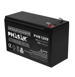 Batería phasak phb 1209 compatible con sai ups phasak según especificaciones