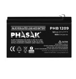 Batería phasak phb 1209 compatible con sai ups phasak según especificaciones
