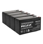 Batería phasak phb 1209 compatible con sai ups phasak según especificaciones
