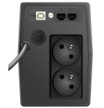Powerwalker vi 800 scl fr sistema de alimentación ininterrumpida (ups) línea interactiva 800 va 480 w 2 salidas ac