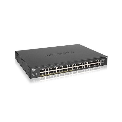 Netgear gs348pp switch 48 puertos gigabit ethernet (10/100/1000) negro energía sobre ethernet (poe)
