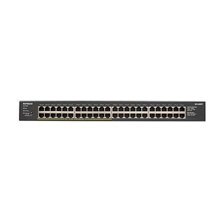 Netgear gs348pp switch 48 puertos gigabit ethernet (10/100/1000) negro energía sobre ethernet (poe)