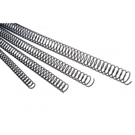 Pack 100 espirales metalicas 18 mm. negro fellowes pack 100 espirales metalicas 18 mm. negro fellowes 5110701