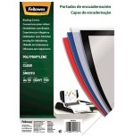 Fellowes pack de 50 portadas de polipropileno a4 - 700 micras - acabado de calidad - transparente