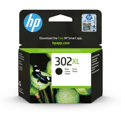 Tinta original hp 302 xl alta capacidad negro f6u68ae