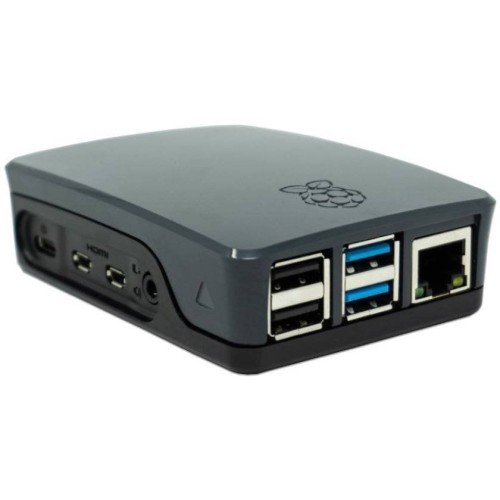 Caja para raspberry oficial pi 4,  negro/gris raspberry  raspberry caja para raspberry oficial pi 4,  negro/gris (1876752)
