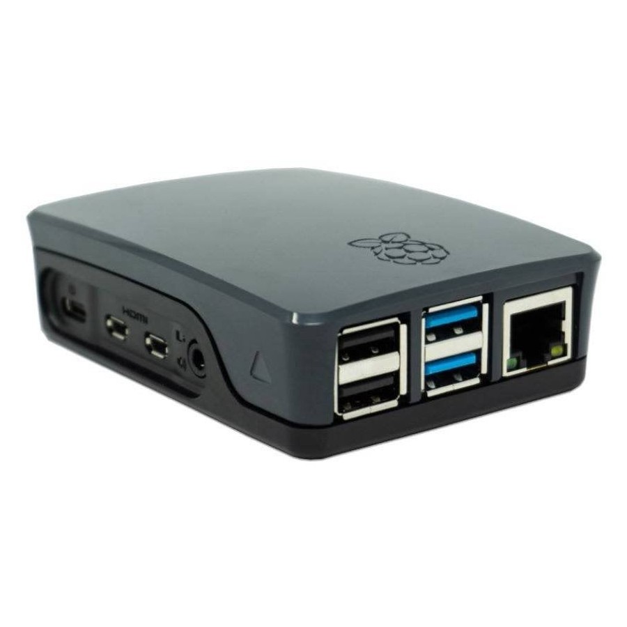 Caja para raspberry oficial pi 4,  negro/gris raspberry  raspberry caja para raspberry oficial pi 4,  negro/gris (1876752)