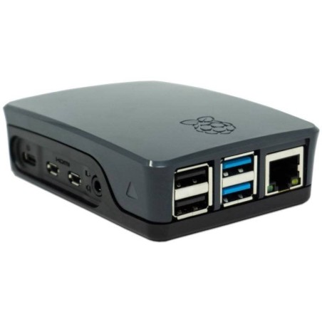 Caja para raspberry oficial pi 4,  negro/gris raspberry  raspberry caja para raspberry oficial pi 4,  negro/gris (1876752)