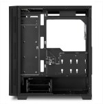 Caja gaming sharkoon lit 100 atx 2xusb3.0 rgb sin fuente negro