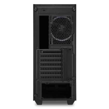 Caja gaming sharkoon lit 200 atx 2xusb3.0 rgb sin fuente negro