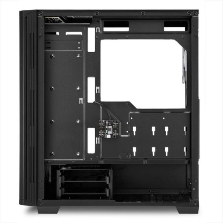 Caja gaming sharkoon lit 200 atx 2xusb3.0 rgb sin fuente negro