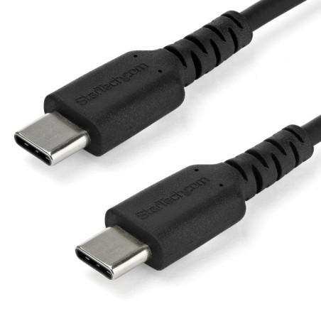 Startech.com cable de 1m usb-c - negro, 1 m, usb c, usb c, 2.0, 480 mbit/s, negro