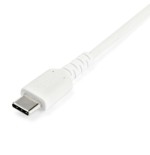 2m durable usb 2.0 to usb c    cabl cable white aramid fiber
