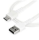 2m durable usb 2.0 to usb c    cabl cable white aramid fiber