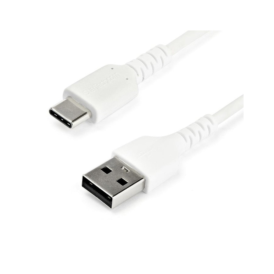 Startech.com cable de 1m usb 2.0 a usb-c - blanco, 1 m, usb a, usb c, 2.0, 480 mbit/s, blanco