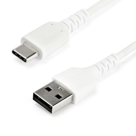 Startech.com cable de 1m usb 2.0 a usb-c - blanco, 1 m, usb a, usb c, 2.0, 480 mbit/s, blanco