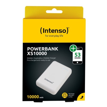 Intenso 7313530  powerbank 10.000 mah blanco slim