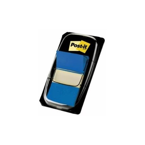 Marcador index mediano post-it  3m dispensador 50 unidades azul