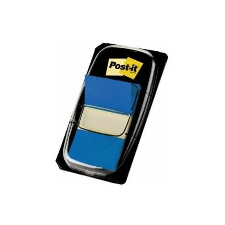 Marcador index mediano post-it  3m dispensador 50 unidades azul