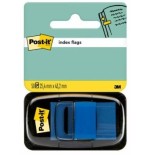 Marcador index mediano post-it  3m dispensador 50 unidades azul