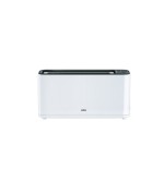 Tostador de pan braun purease ht 3100 1000w 1 ranura extra ancha función descongelado / recalentamiento blanco