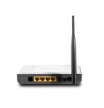 Router modem adsl2+ inalambrico tenda w150d 802.11b/g/n 150mbps 1 antena 5dbi 1xrj11 4xrj45 10/100