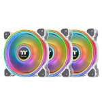 Thermaltake riing quad 12 rgb radiator pack 3 ventiladores edición premium blanco