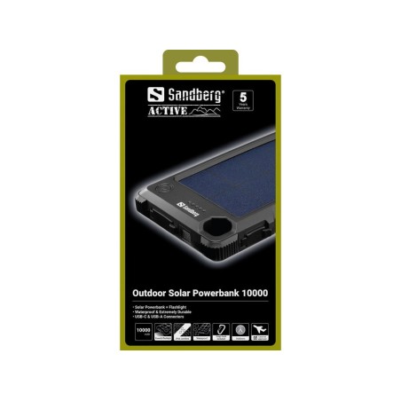 Sandberg outdoor solar powerbank 10000
