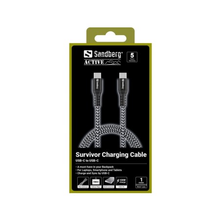 Sandberg survivor usb-c- usb-c cable 1m