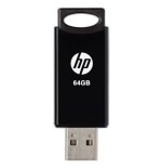 Pendrive hp 64gb usb 2.0 v212w negro tapa deslizante/plastico hpfd212b-64