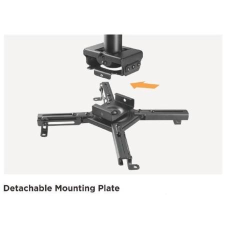 Vivolink vlmc350m-b montaje para projector techo negro