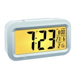 Tfa-dostmann 60.2553.02 despertador reloj despertador digital plata, blanco