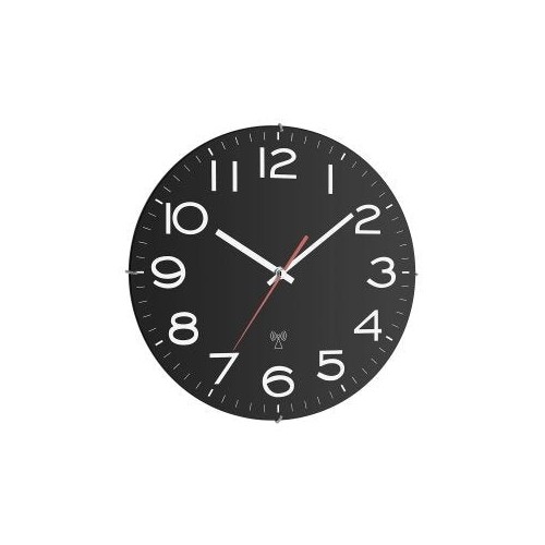 Tfa dostmann reloj de pared controlado por radio 60.3509 negro
