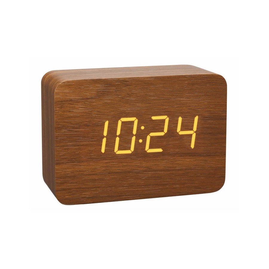 Tfa-dostmann 60.2549.08 despertador reloj despertador digital marrón