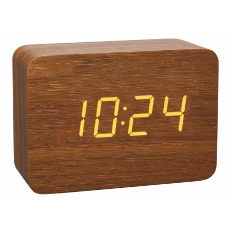 Tfa-dostmann 60.2549.08 despertador reloj despertador digital marrón