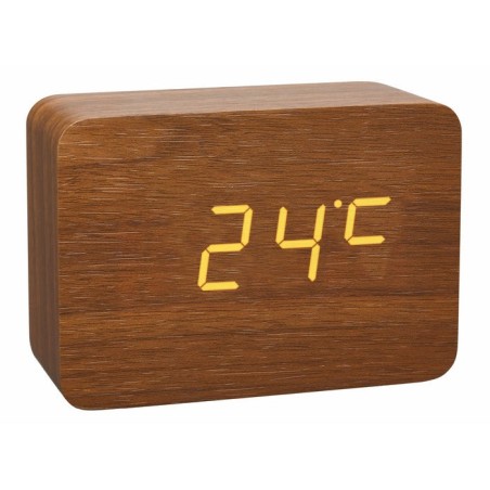 Tfa-dostmann 60.2549.08 despertador reloj despertador digital marrón