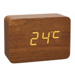Tfa-dostmann 60.2549.08 despertador reloj despertador digital marrón