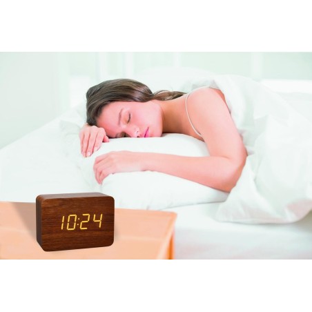Tfa-dostmann 60.2549.08 despertador reloj despertador digital marrón